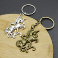 Zinc Alloy Minimalist Unicorn Keychain Bag Charm Gift view 4