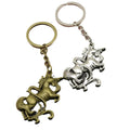 Zinc Alloy Minimalist Unicorn Keychain Bag Charm Gift view 5