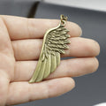 Zinc Alloy Feather Wing Keychain Minimalist Bag Charm Gift view 4