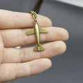Metal Airplane Keychain Bag Charm view 4
