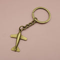 Metal Airplane Keychain Bag Charm view 6