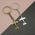 Metal Airplane Keychain Bag Charm view 1