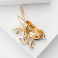 Alloy Enamel Bird Brooch Pin With Rhinestone Fashion Accent view 3