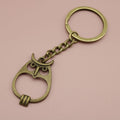 Zinc Alloy Simple Owl Keychain Bag Charm Gift (7686) view 6
