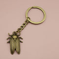 Metal Minimalist Cicada Keychain Bag Charm view 6