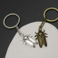 Metal Minimalist Cicada Keychain Bag Charm view 4