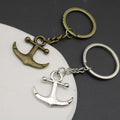 Zinc Alloy Simple Anchor Keychain Nautical Bag Charm Gift view 4