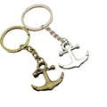Zinc Alloy Simple Anchor Keychain Nautical Bag Charm Gift view 5
