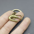 Zinc Alloy Shrimp Keychain Bag Charm Fashion Accessory view 4