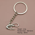 Zinc Alloy Shrimp Keychain Bag Charm Fashion Accessory view 2