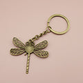 Zinc Alloy Dragonfly Keychain For Bag Charm Gift view 6