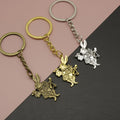 Zinc Alloy Poker Rabbit Keychain Bag Charm Gift – Antique Copper view 1