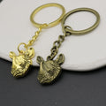 Zinc Alloy Rhino Keychain for Bag Charm Gift view 4