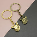 Zinc Alloy Rhino Keychain for Bag Charm Gift view 1