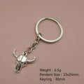 Zinc Alloy Bull Head Keychain Gift view 2