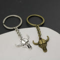 Zinc Alloy Bull Head Keychain Gift view 4