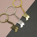 Metal Pharaoh Keychain Key Ring Bag Charm Gift view 1