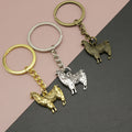 Zinc Alloy Simple Alpaca Keychain Bag Charm Key Ring view 1