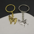 Zinc Alloy Simple Alpaca Keychain Bag Charm Key Ring view 3