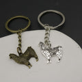 Zinc Alloy Simple Alpaca Keychain Bag Charm Key Ring view 4