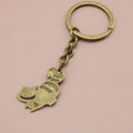 Zinc Alloy Simple Cat Keychain Bag Charm Gift view 6