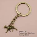 Zinc Alloy Minimalist Dog Keychain For Pet Lover Gift view 2