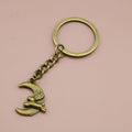 Alloy Rabbit Moon Keychain Bag Charm view 6