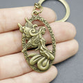 Zinc Alloy Simple Angel Keychain Bag Charm Gift (6457) view 3