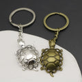 Metal Simple Turtle Keychain Animal Bag Charm Gift view 3
