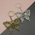 Metal Simple Butterfly Keychain For Bag Charm Gift view 1
