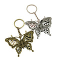 Metal Simple Butterfly Keychain For Bag Charm Gift view 5