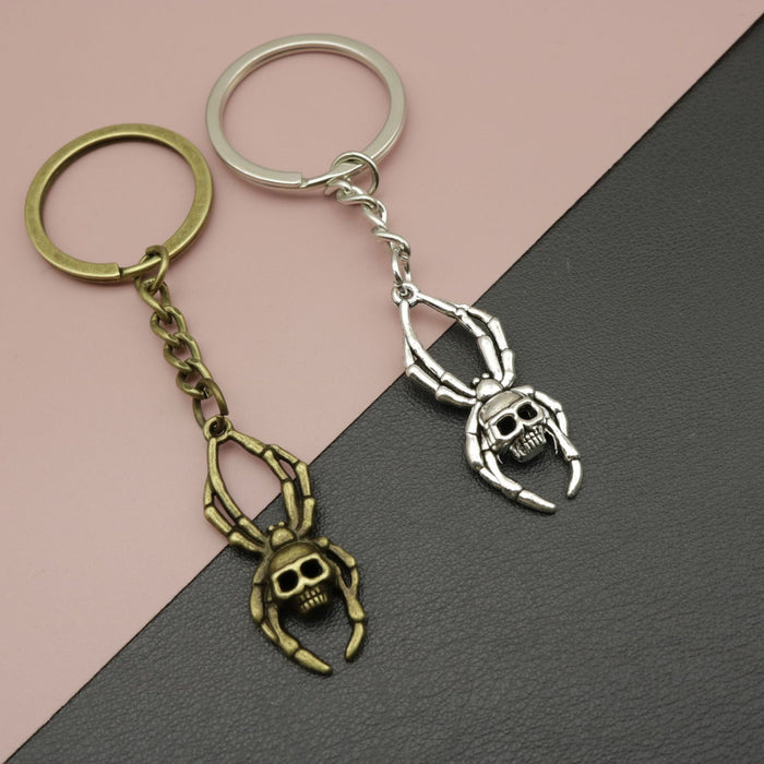 Metal Minimal Spider Keychain Bag Charm