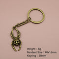 Metal Minimal Spider Keychain Bag Charm view 2