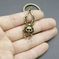 Metal Minimal Spider Keychain Bag Charm view 4