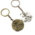 Zinc Alloy Skull Gear Keychain Bag Charm Gift view 5