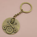 Zinc Alloy Skull Gear Keychain Bag Charm Gift view 6