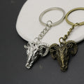 Zinc Alloy Ram Head Keychain For Bag Charm Gift view 4