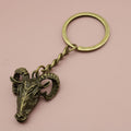 Zinc Alloy Ram Head Keychain For Bag Charm Gift view 6