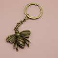 Metal Minimalist Bee Keychain Cute Bag Charm Gift view 6