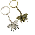 Metal Minimalist Bee Keychain Cute Bag Charm Gift view 5