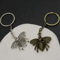 Metal Minimalist Bee Keychain Cute Bag Charm Gift view 4