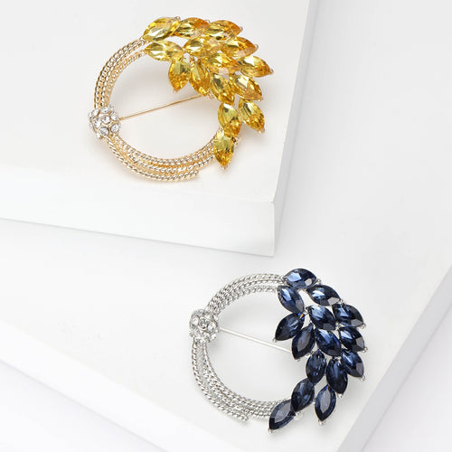 Alloy Wheat Ear Brooch Pin For Suits And Dresses