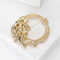 Alloy Wheat Ear Brooch Pin For Suits And Dresses view 3