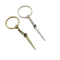 Zinc Alloy Long Spike Cone Keychain Key Ring Gift view 5