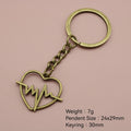 Metal Dragonfly Pendant Keychain For Bag Charm Gift view 2