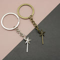 Zinc Alloy Fairy Wand Magic Wand Keychain Bag Charm Gift view 1