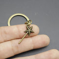Zinc Alloy Fairy Wand Magic Wand Keychain Bag Charm Gift view 4
