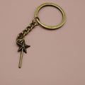 Zinc Alloy Fairy Wand Magic Wand Keychain Bag Charm Gift view 6