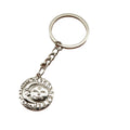 Metal Face Sun Moon Keychain For Bag Charm Gift view 5