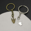 Zinc Alloy I Love You Hand Sign Keychain Bag Charm Gift view 3